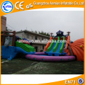 Combo inflable comercial del parque del agua, diapositiva inflable grande de la piscina, toboganes inflables del agua China